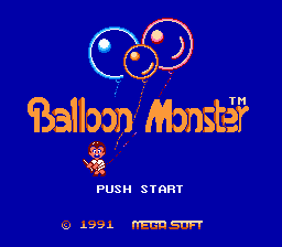 Balloon Monster Title Screen